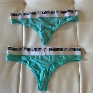 NWOT 2 GymShark Thongs